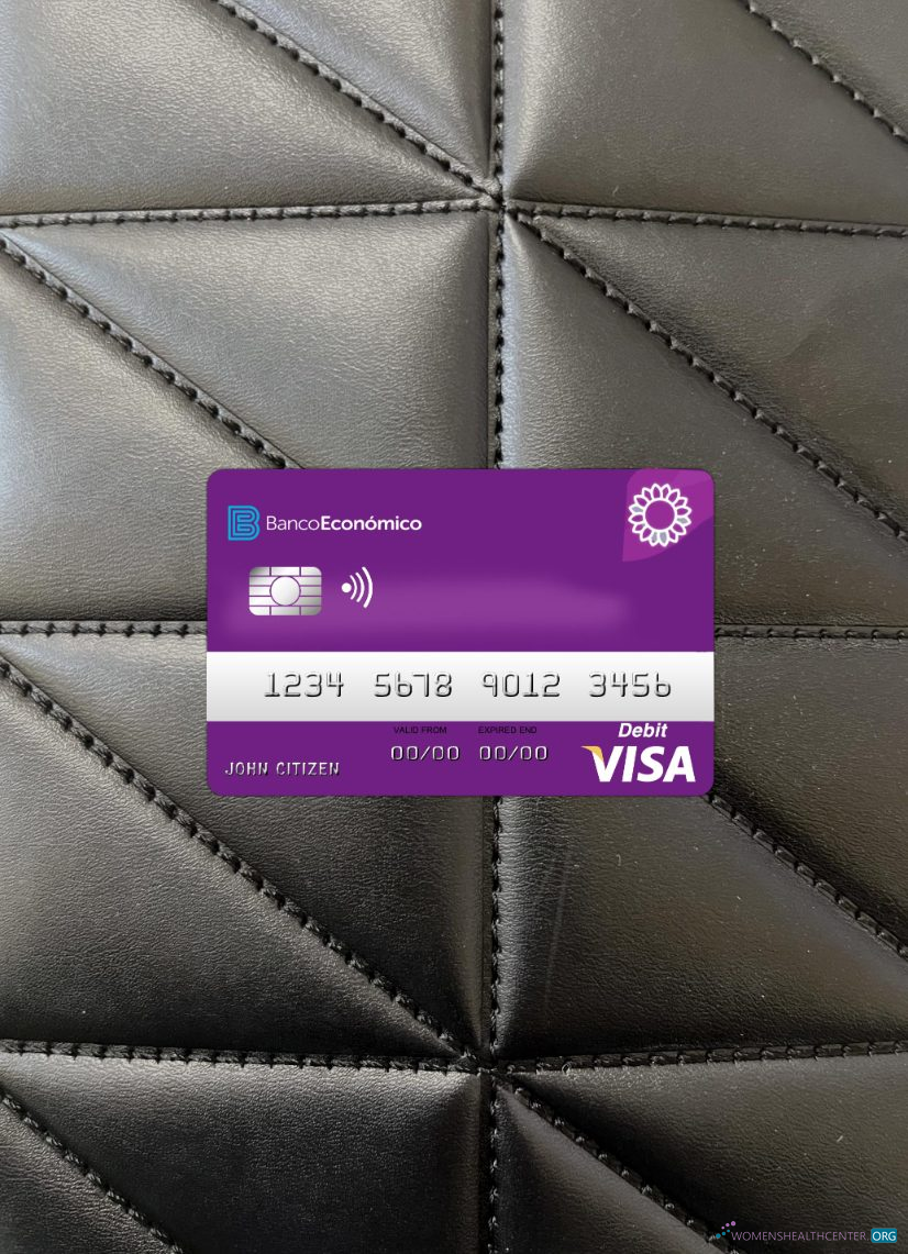 Download Angola Bank Economio Visa debit photolook front Photoshop template